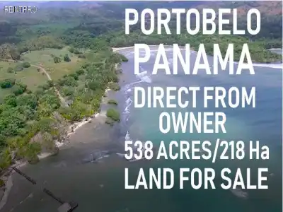 قطعة الارض للبيع Provincia de Colón     portobelo 